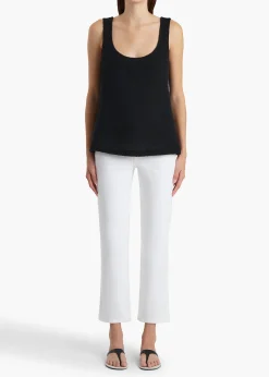 KHAITE Abigail-Abigail Stretch Jean in White