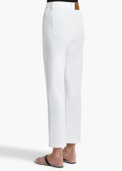 KHAITE Abigail-Abigail Stretch Jean in White