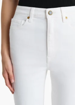 KHAITE Abigail-Abigail Stretch Jean in White
