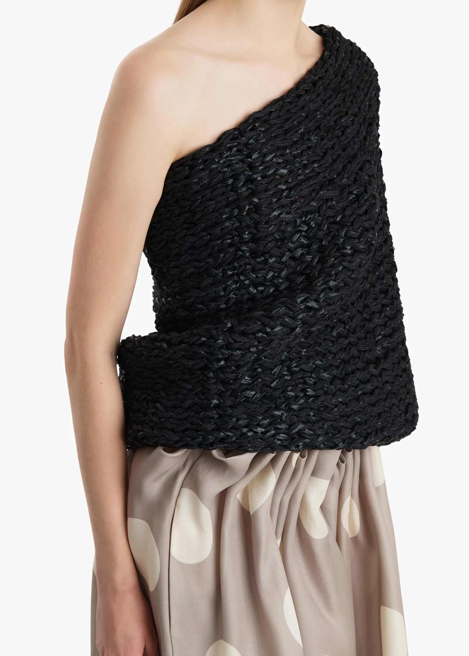Khaite Shirts & Tops-Addison Shawl in Black