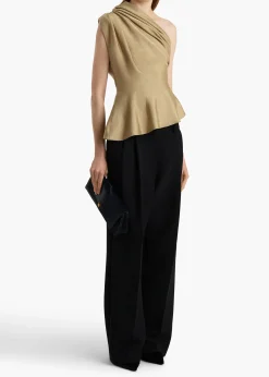 Khaite Shirts & Tops-Aimee Top in Gold