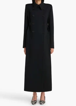 Khaite Outerwear & Coats-Alton Coat in Black