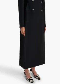 Khaite Outerwear & Coats-Alton Coat in Black