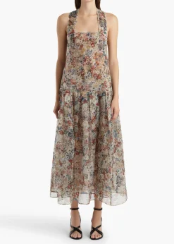 Khaite Dresses-Amello Dress in Cream Multi