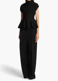 Khaite Shirts & Tops-Andra Top in Black