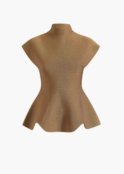 Khaite Shirts & Tops-Andra Top in Carob