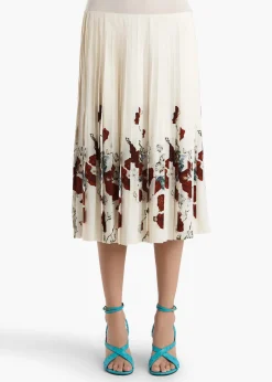 Khaite Skirts & Shorts-Anya Skirt in Cream Multi