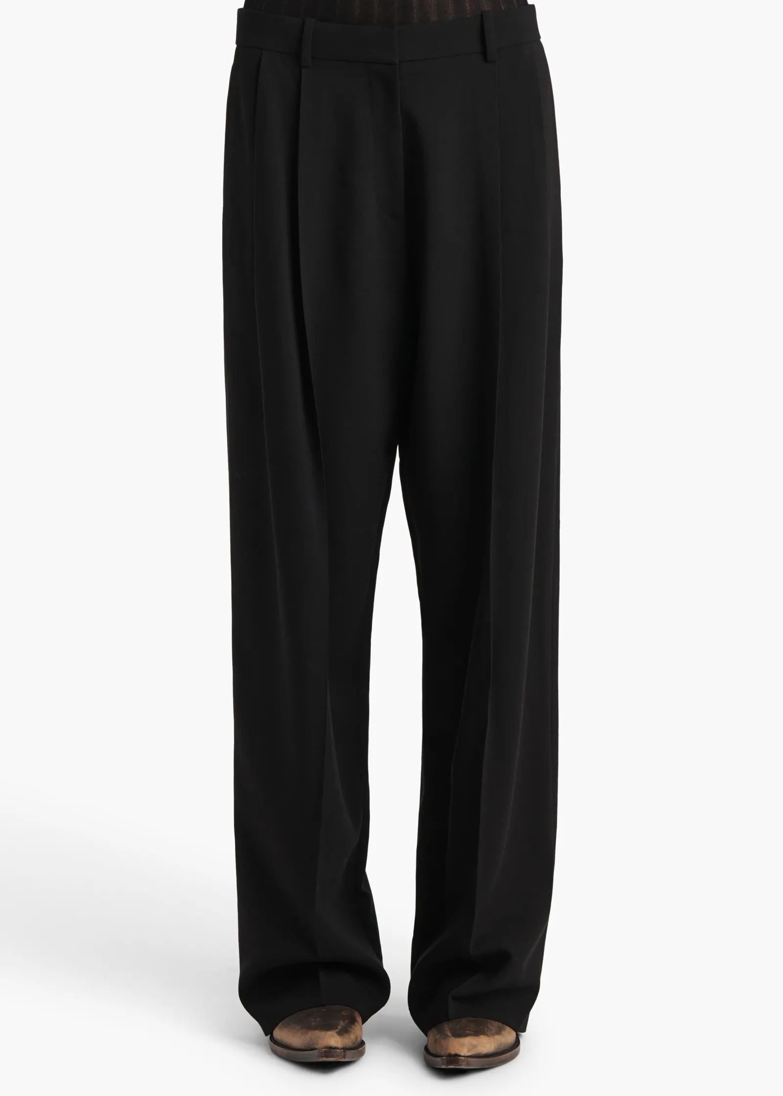 Khaite Pants-August Pant in Black