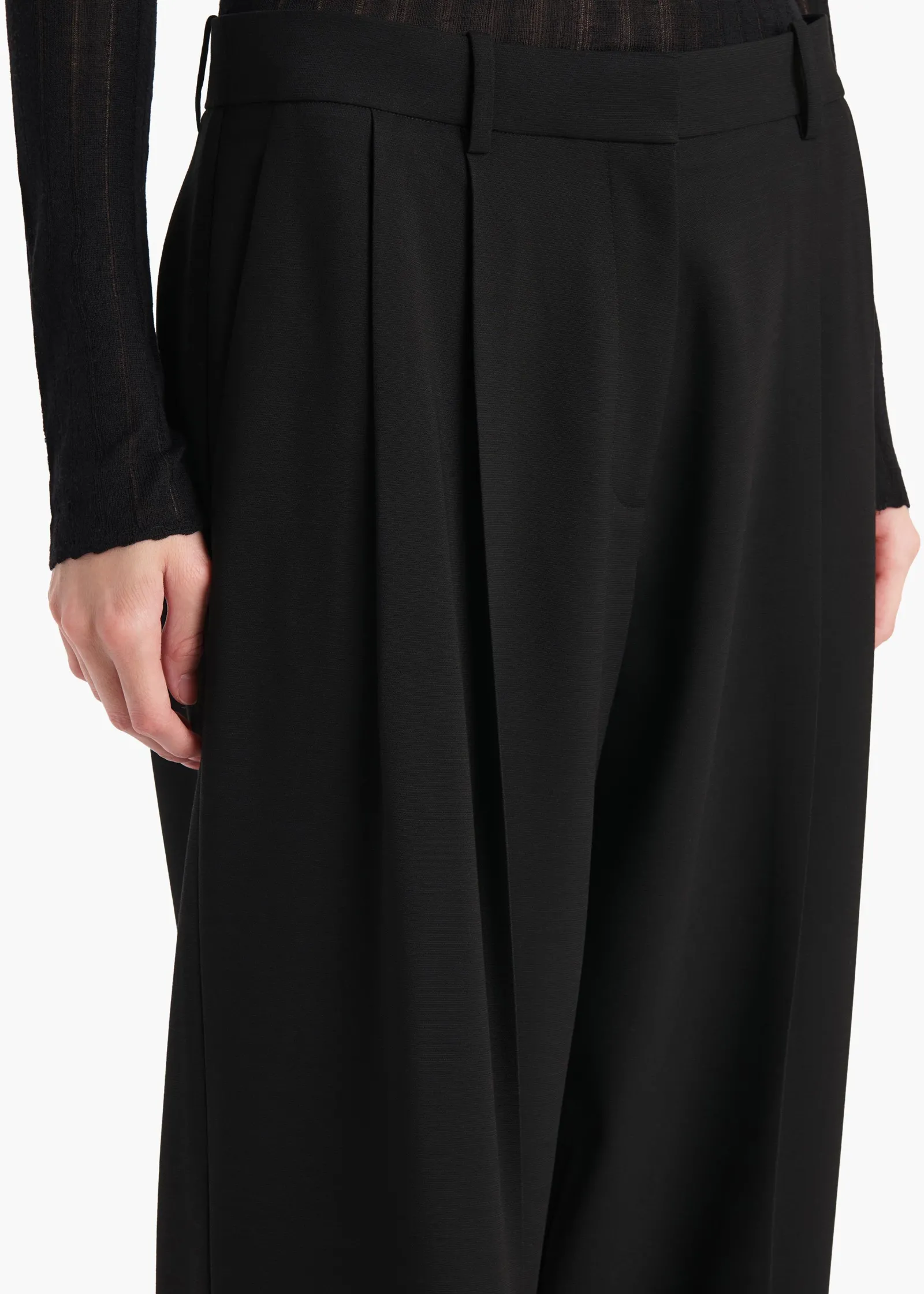 Khaite Pants-August Pant in Black