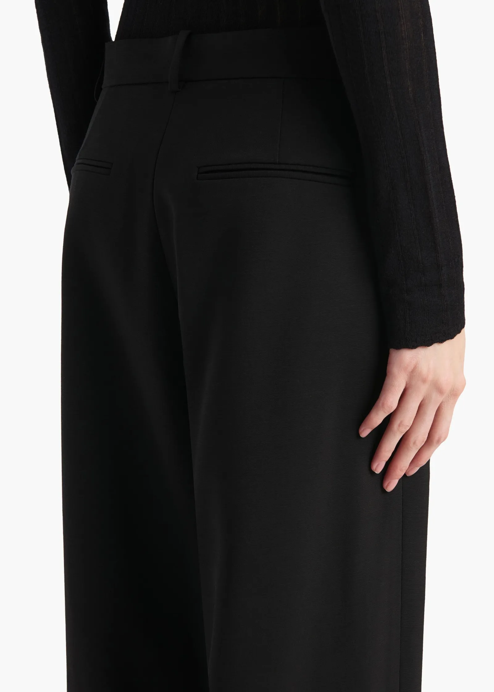 Khaite Pants-August Pant in Black