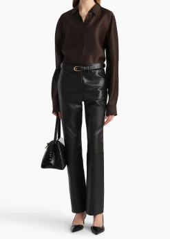 Khaite Shirts & Tops-Auryn Top in Bark