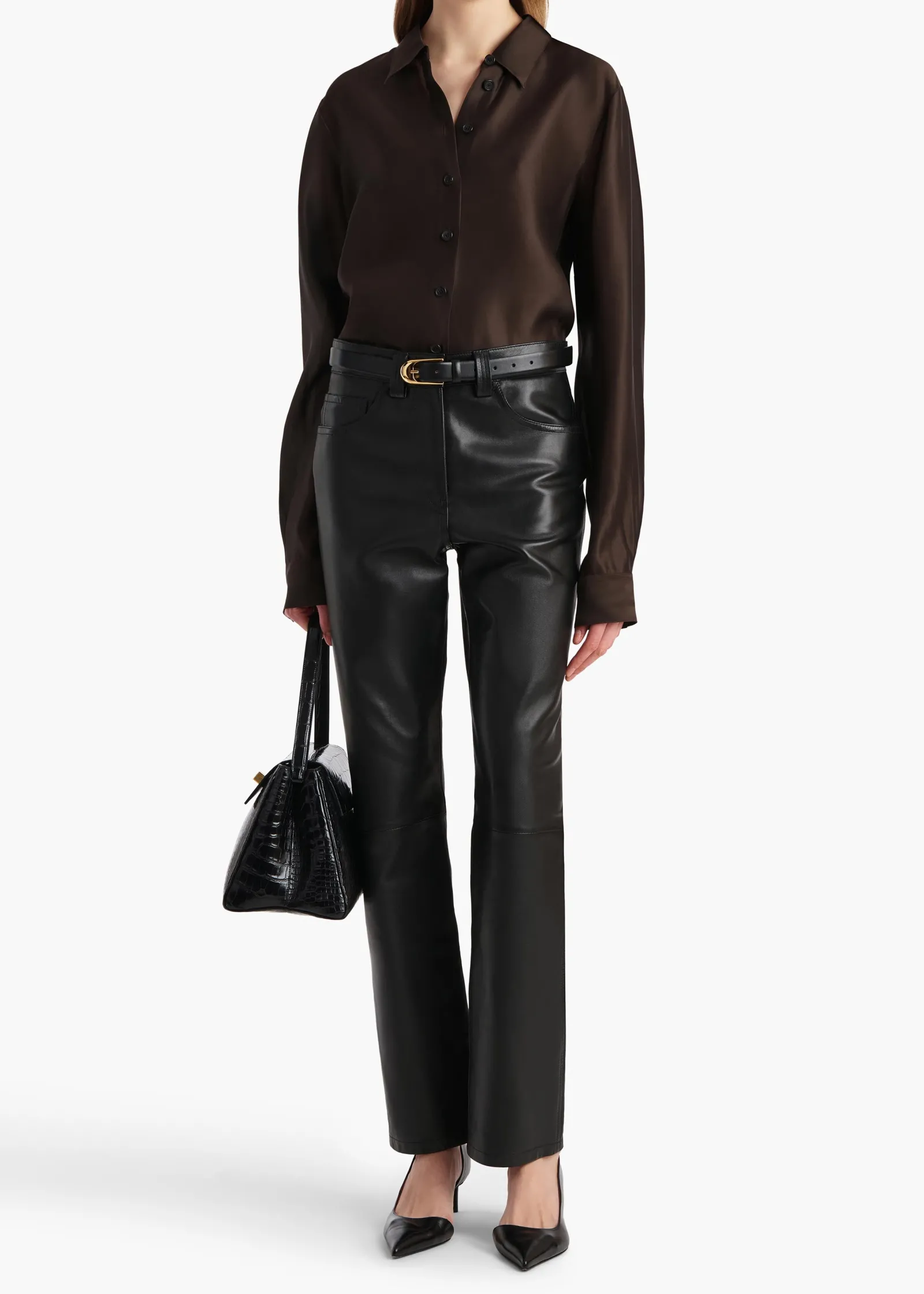 Khaite Shirts & Tops-Auryn Top in Bark