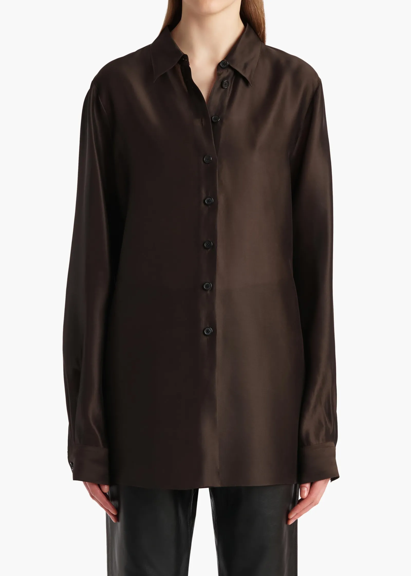 Khaite Shirts & Tops-Auryn Top in Bark