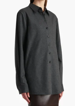 Khaite Shirts & Tops-Auryn Top in Storm