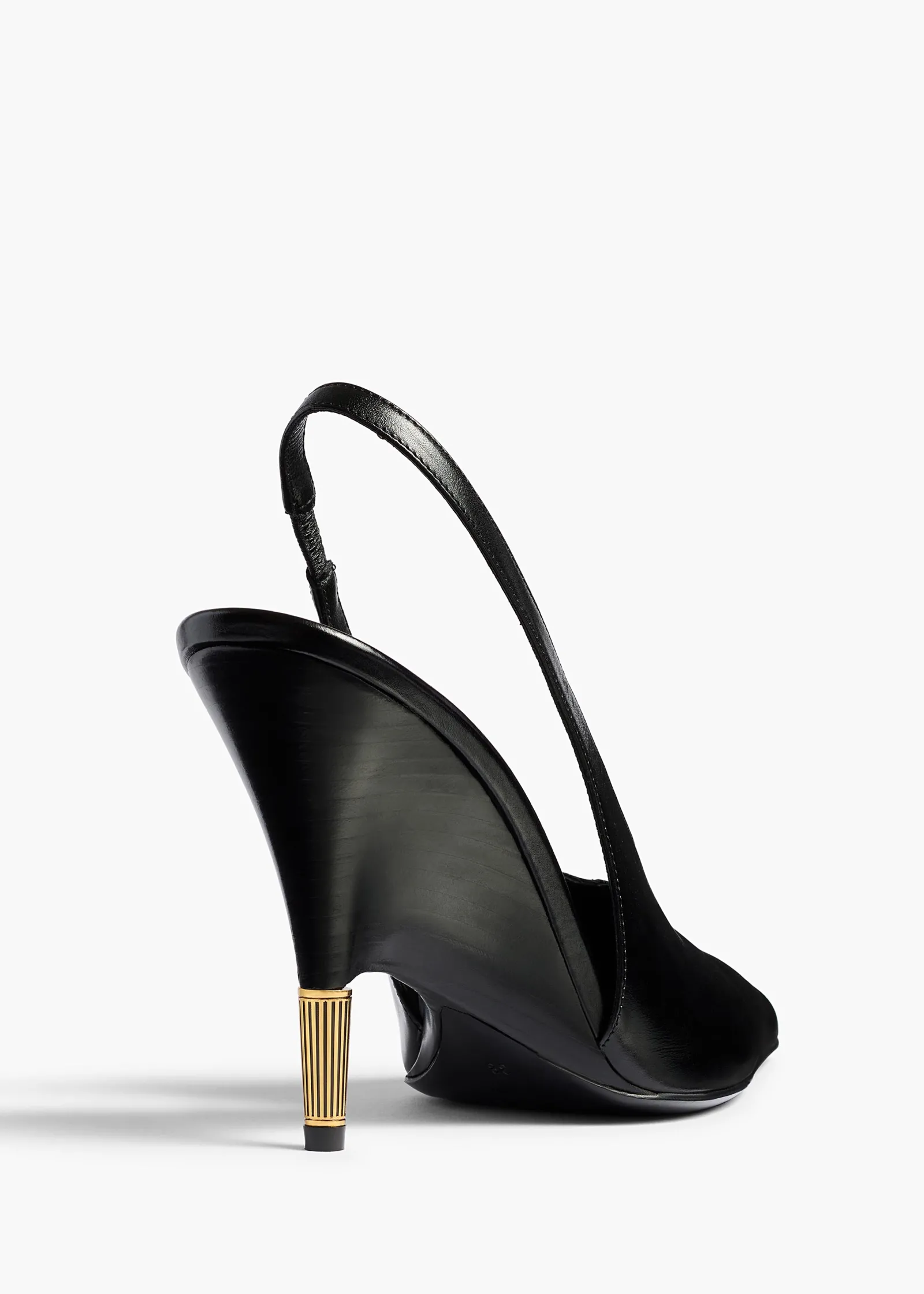 Khaite Pumps-Bella Pump in Black Glazed Leather