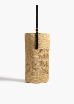 Khaite Totes-Billie Bucket Bag in Natural Raffia