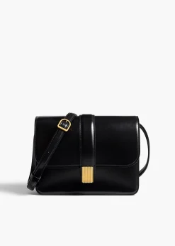 Khaite Crossbody Bags-Blake Crossbody Bag in Black Leather