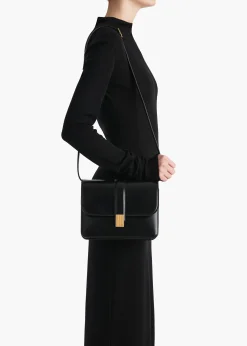 Khaite Crossbody Bags-Blake Crossbody Bag in Black Leather