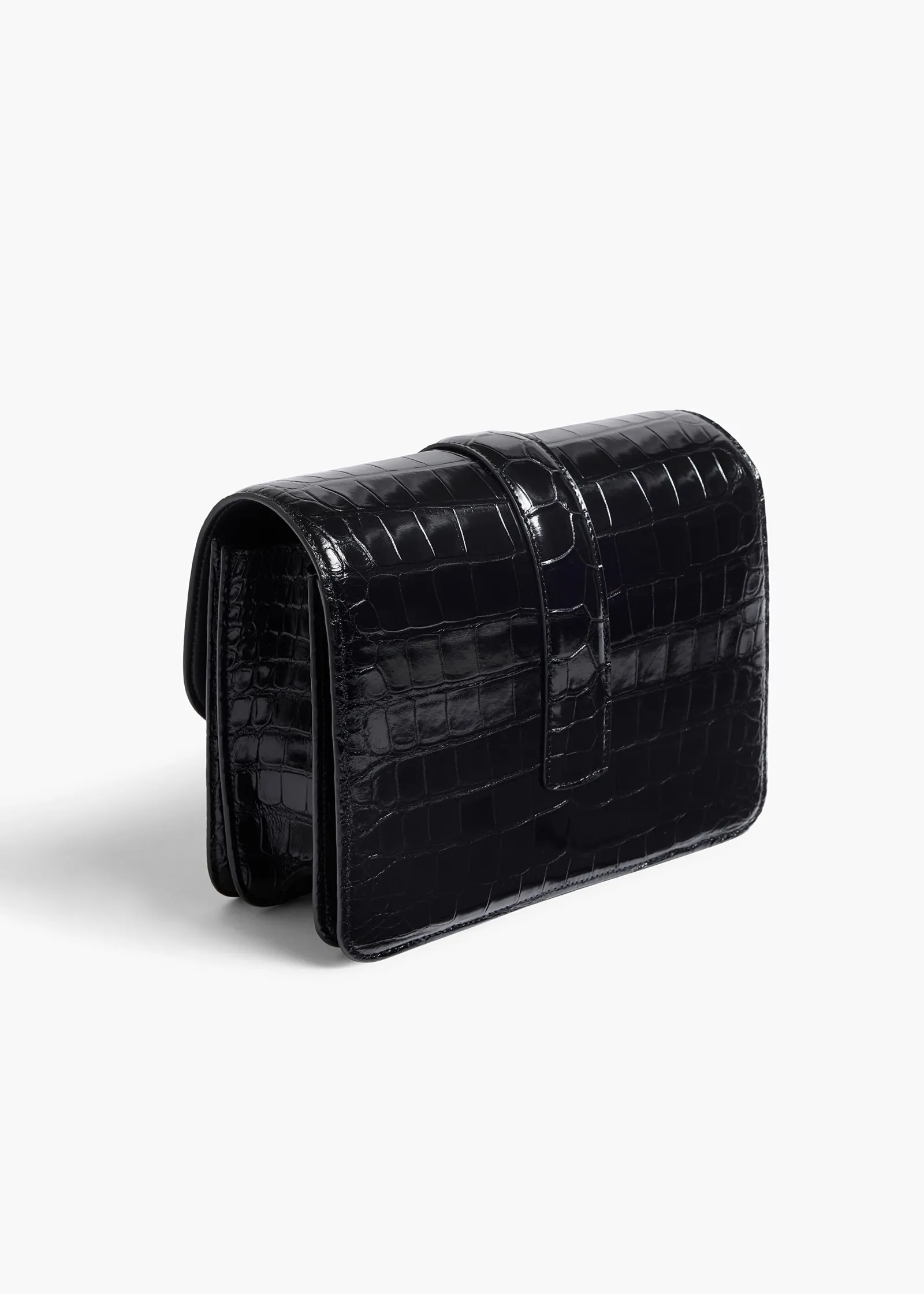 Khaite Crossbody Bags-Blake Crossbody Bag in Black Alligator