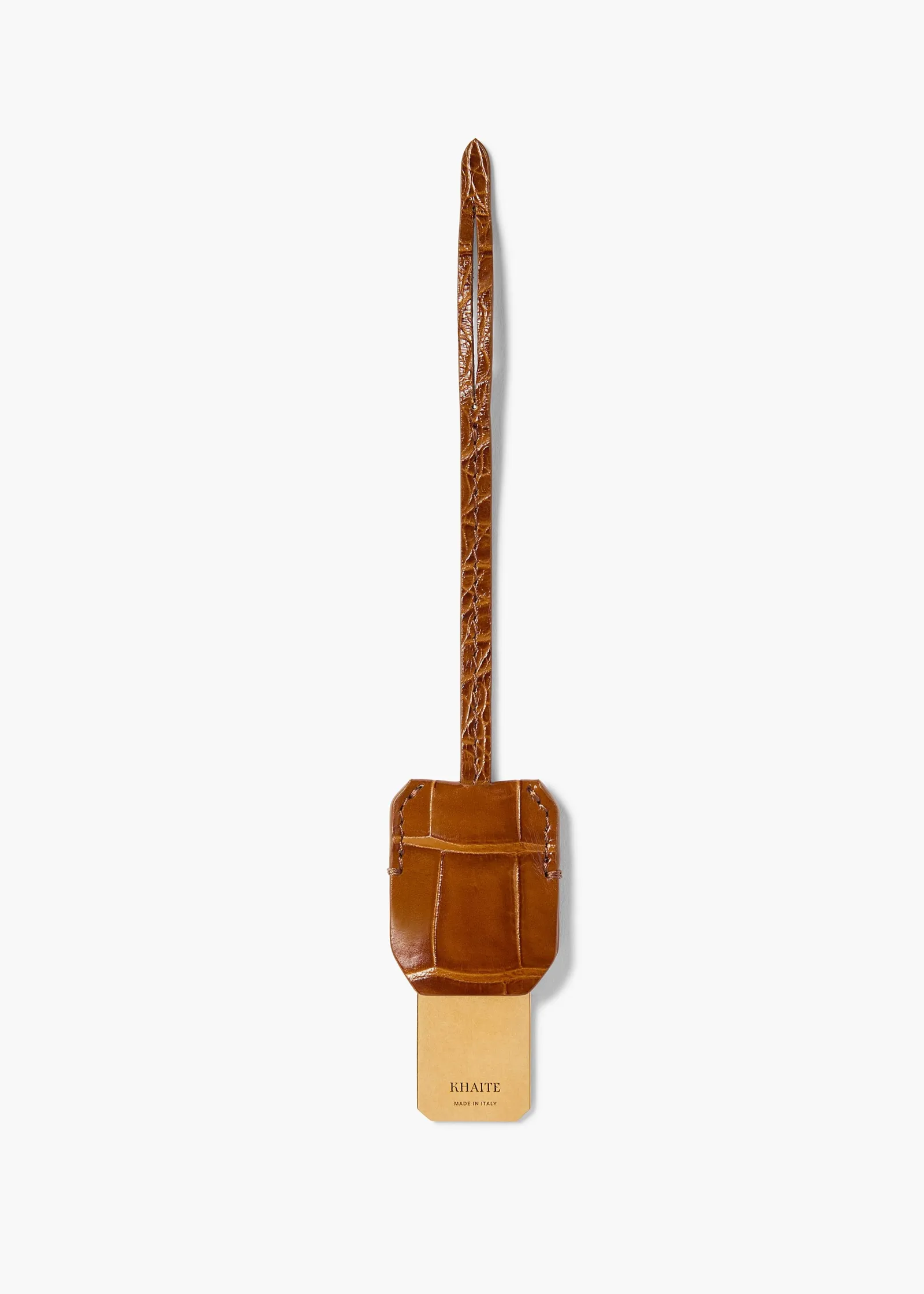 Khaite Crossbody Bags-Blake Crossbody Bag in Dark Honey Leather