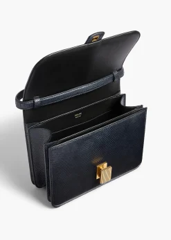 Khaite Crossbody Bags-Blake Crossbody Bag in Midnight Lizard