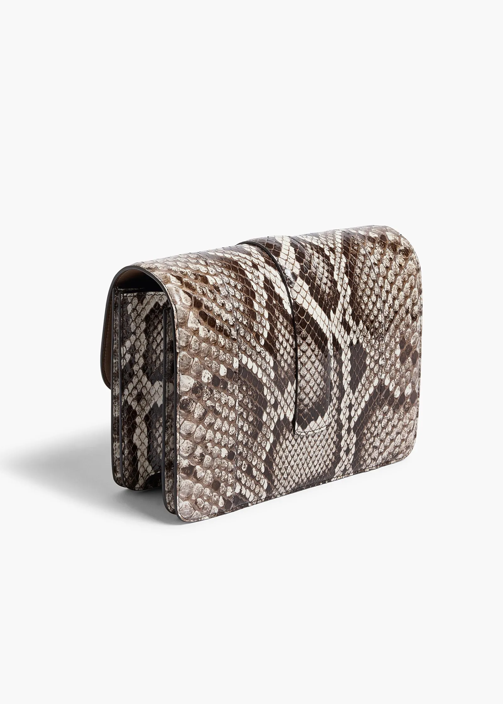 Khaite Crossbody Bags-Blake Crossbody Bag in Natural Python