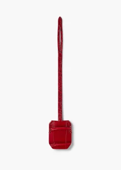 Khaite Crossbody Bags-Blake Crossbody Bag in Ruby Alligator
