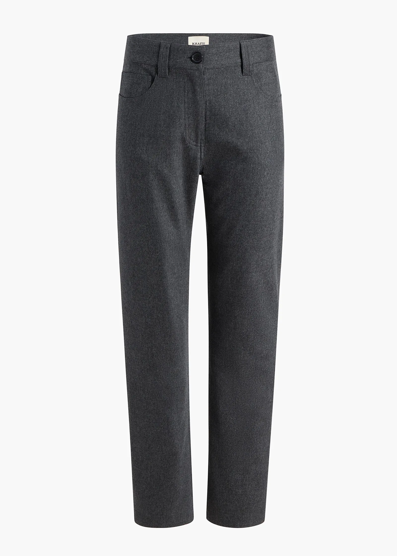 Khaite Leather|Pants-Callum Pant in Storm