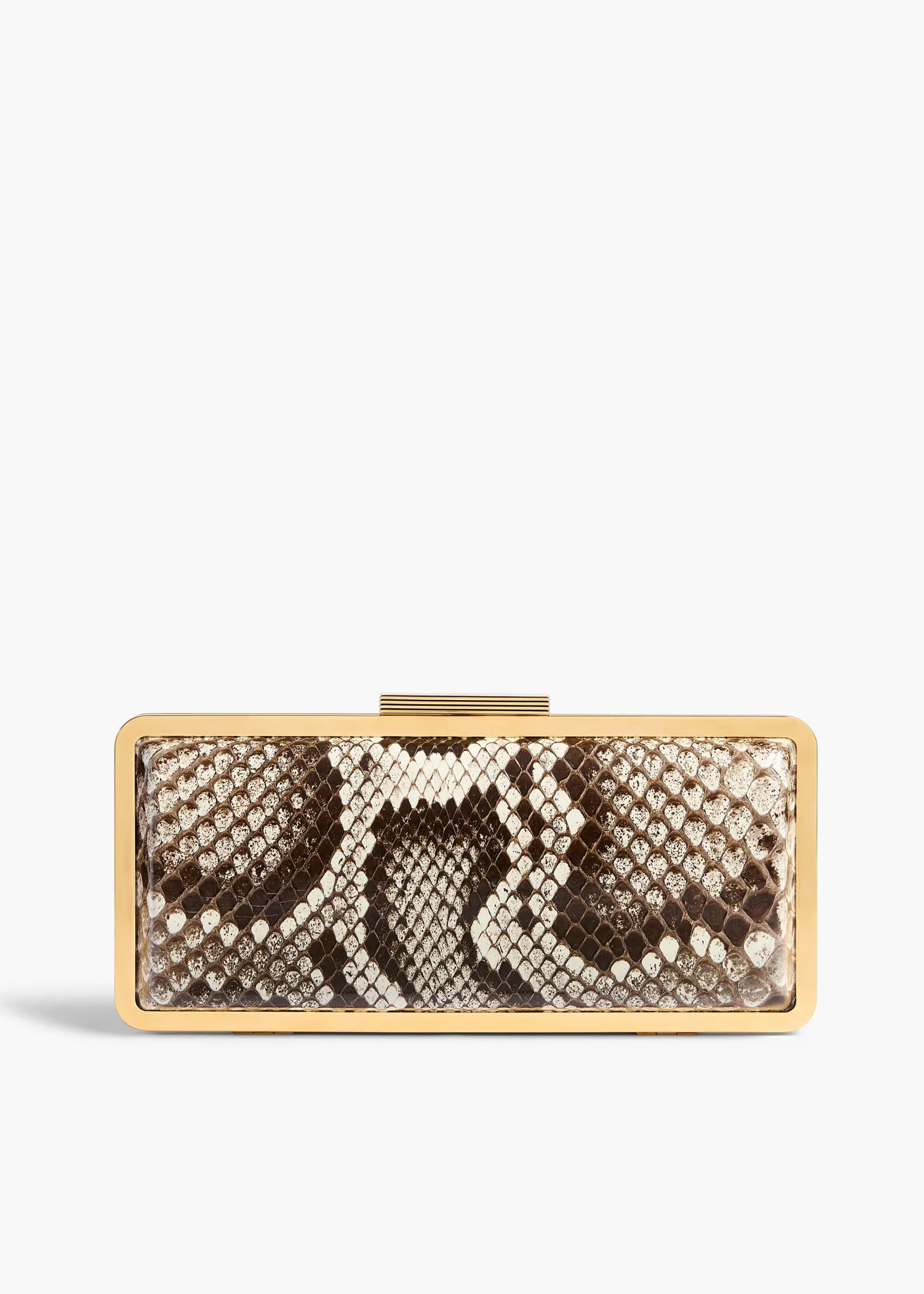 Khaite Evening-Casey Minaudiere in Natural Python