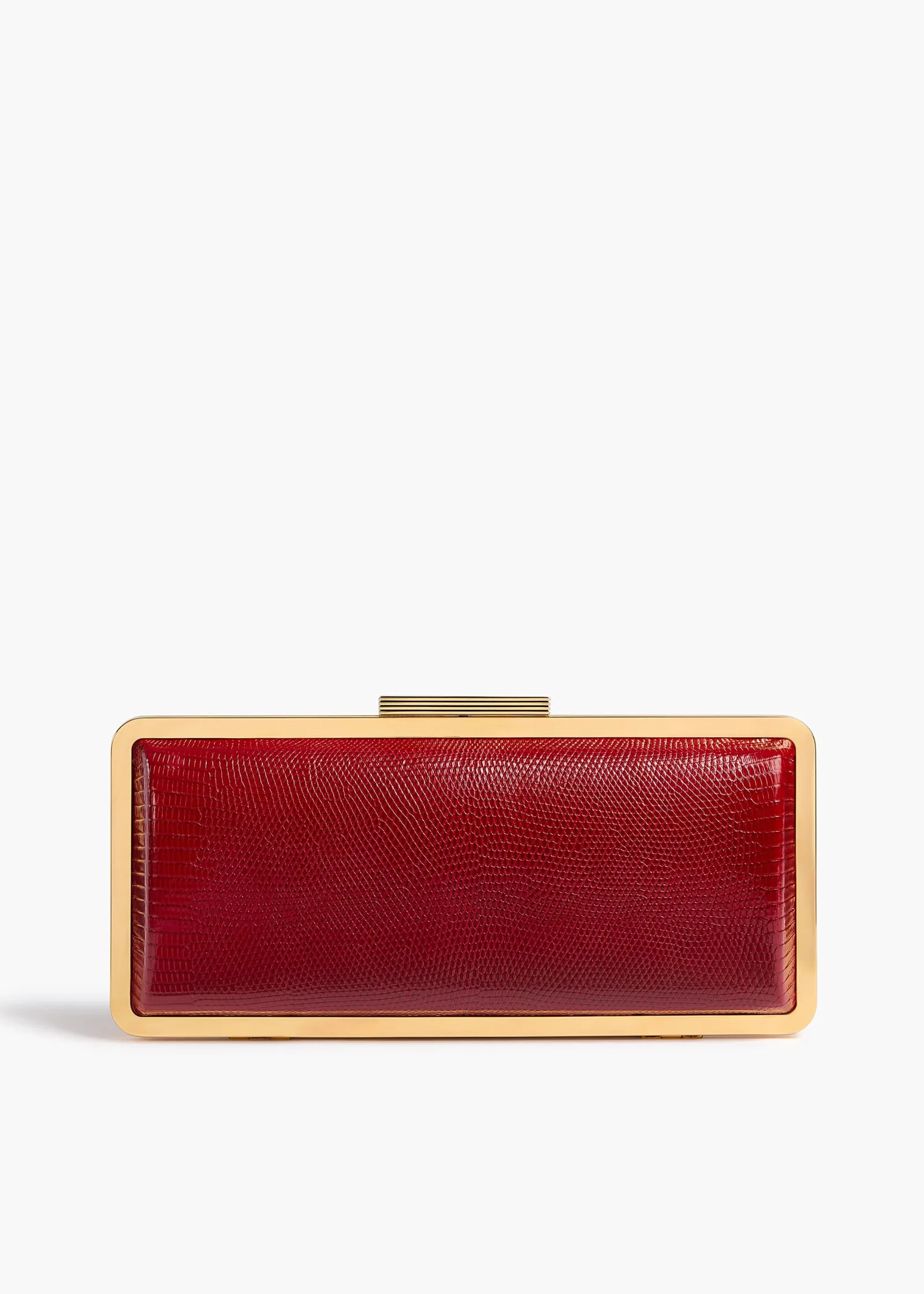 Khaite Evening-Casey Minaudiere in Ruby Lizard