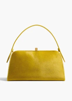 Khaite Top Handle-Cate Bag in Fern Haircalf