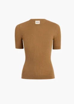 Khaite Shirts & Tops-Celina Top in Maple