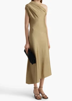 Khaite Dresses-Coast Dress in Gold