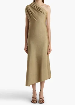 Khaite Dresses-Coast Dress in Gold