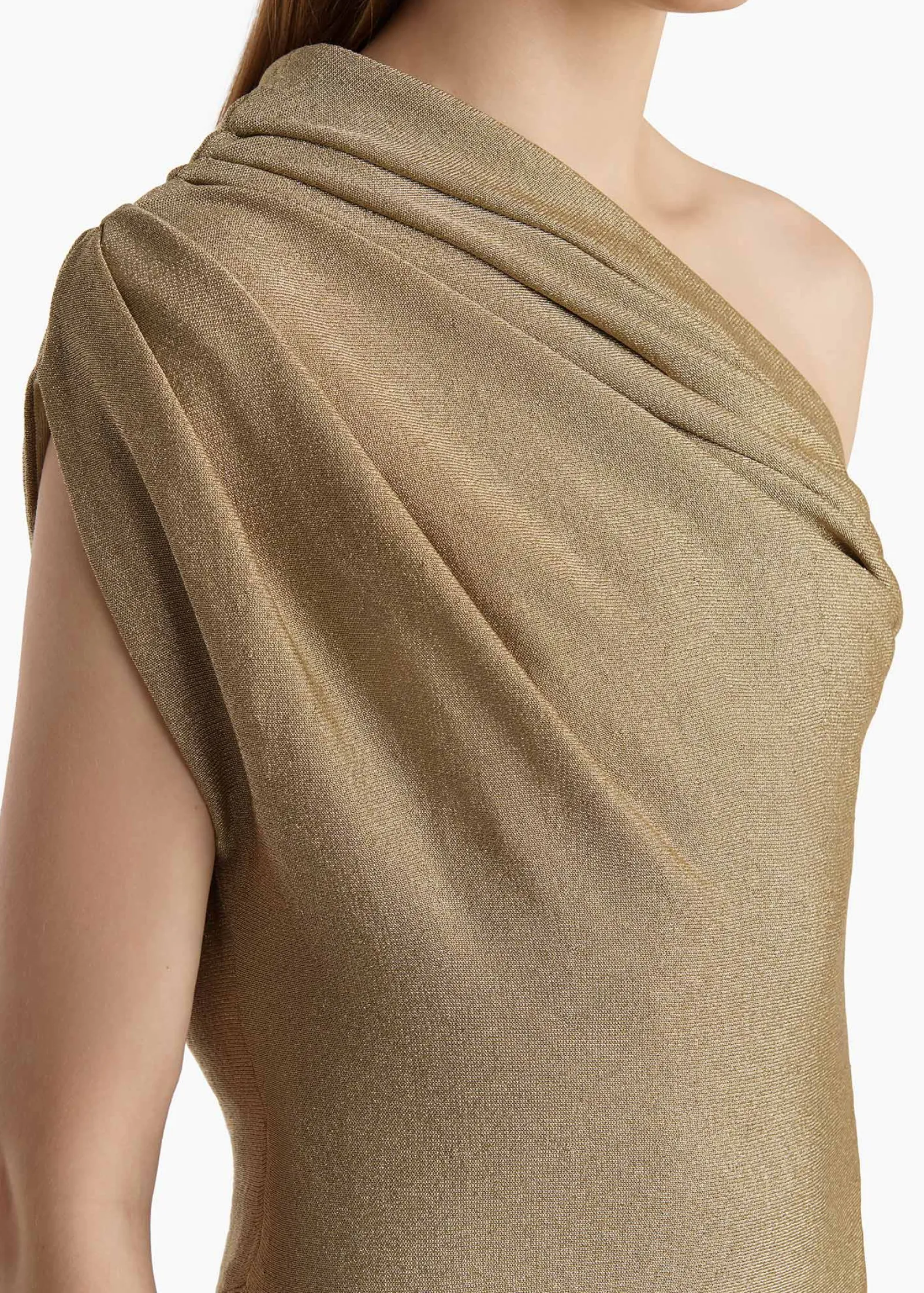 Khaite Dresses-Coast Dress in Gold