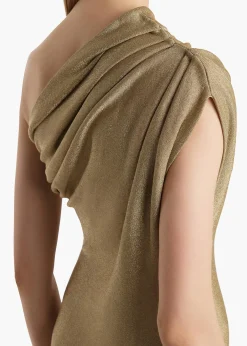 Khaite Dresses-Coast Dress in Gold