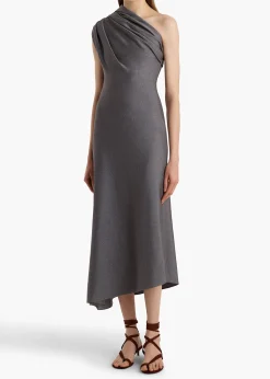 Khaite Dresses-Coast Dress in Gunmetal