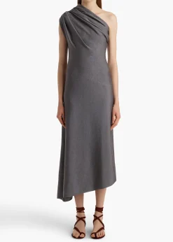 Khaite Dresses-Coast Dress in Gunmetal