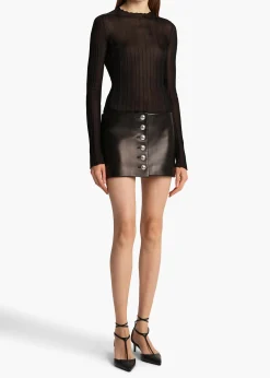 Khaite Shirts & Tops-Cosette Top in Black