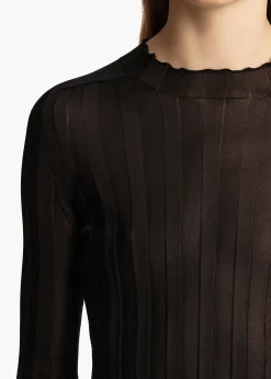 Khaite Shirts & Tops-Cosette Top in Black