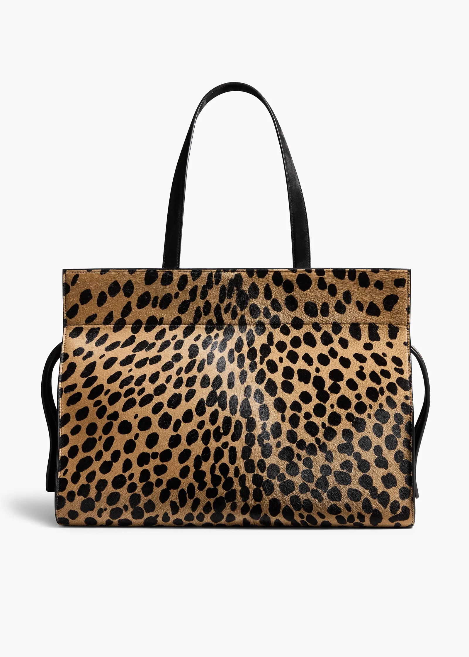 Khaite Top Handle|Totes-Crosby Bag in Hyena Print Haircalf