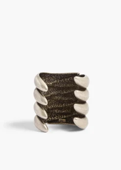 Khaite Jewelry-Cyclone Bracelet in Antique Silver
