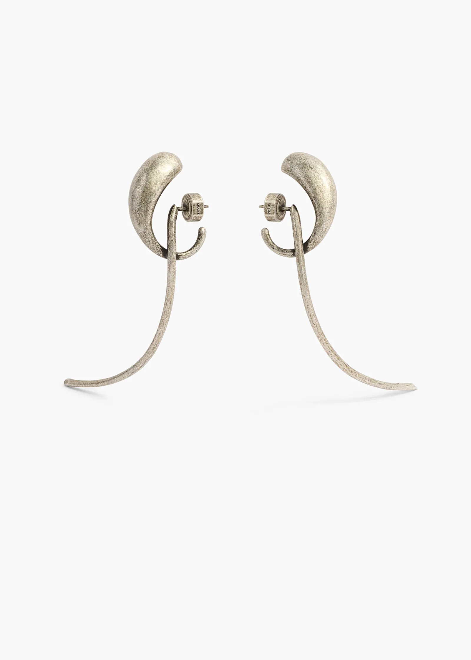 Khaite Jewelry-Cyclone Earrings in Antique Silver