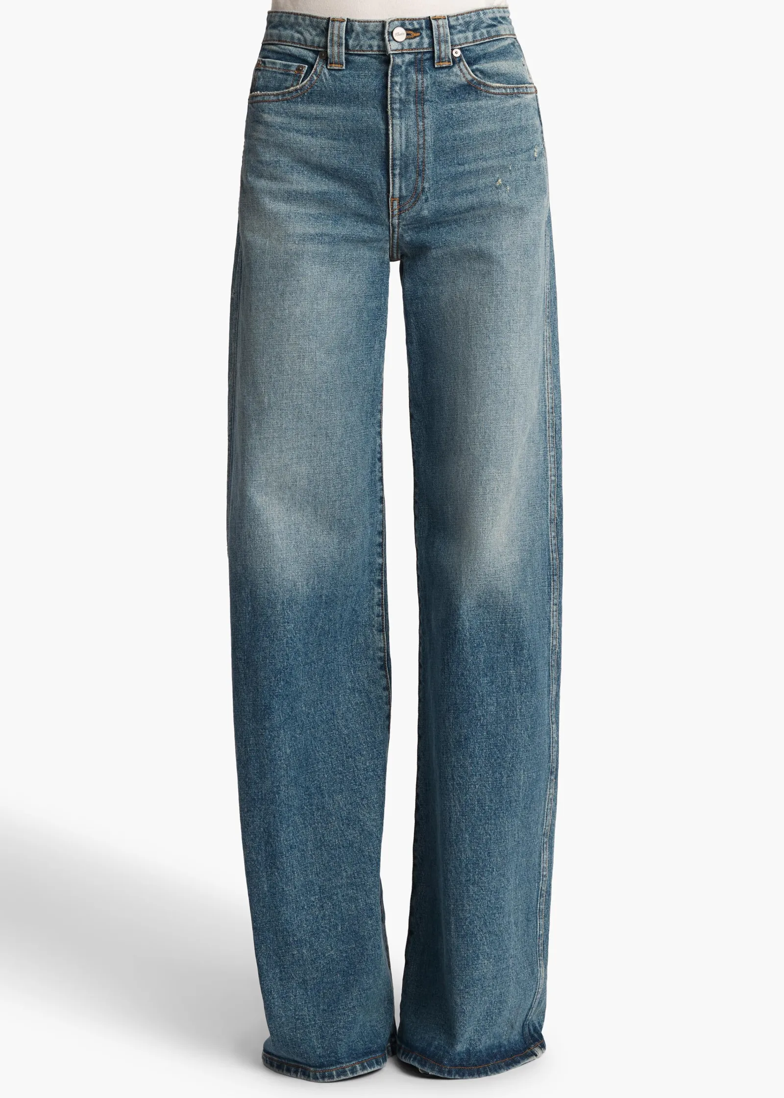 Khaite Dane-Dane Stretch Jean in Heath