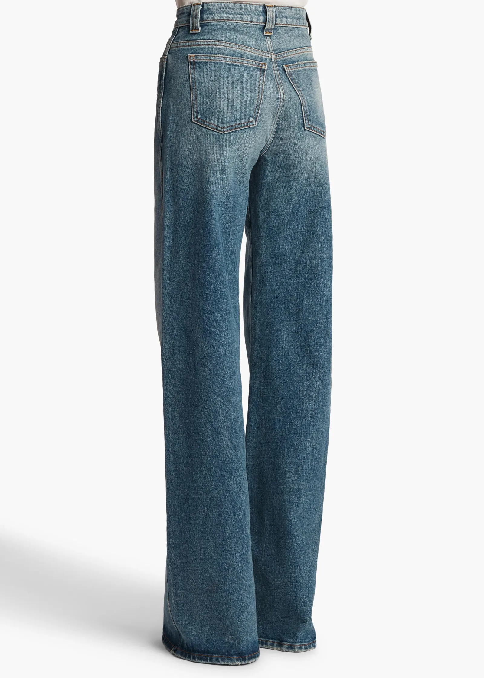 Khaite Dane-Dane Stretch Jean in Heath
