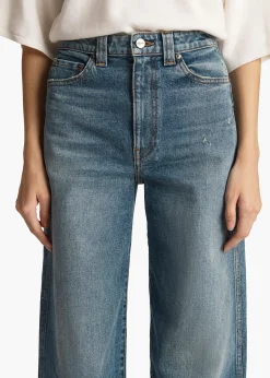Khaite Dane-Dane Stretch Jean in Heath