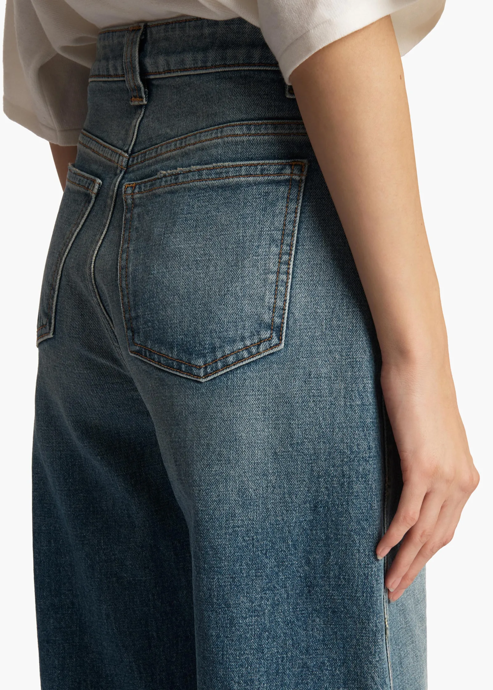 Khaite Dane-Dane Stretch Jean in Heath