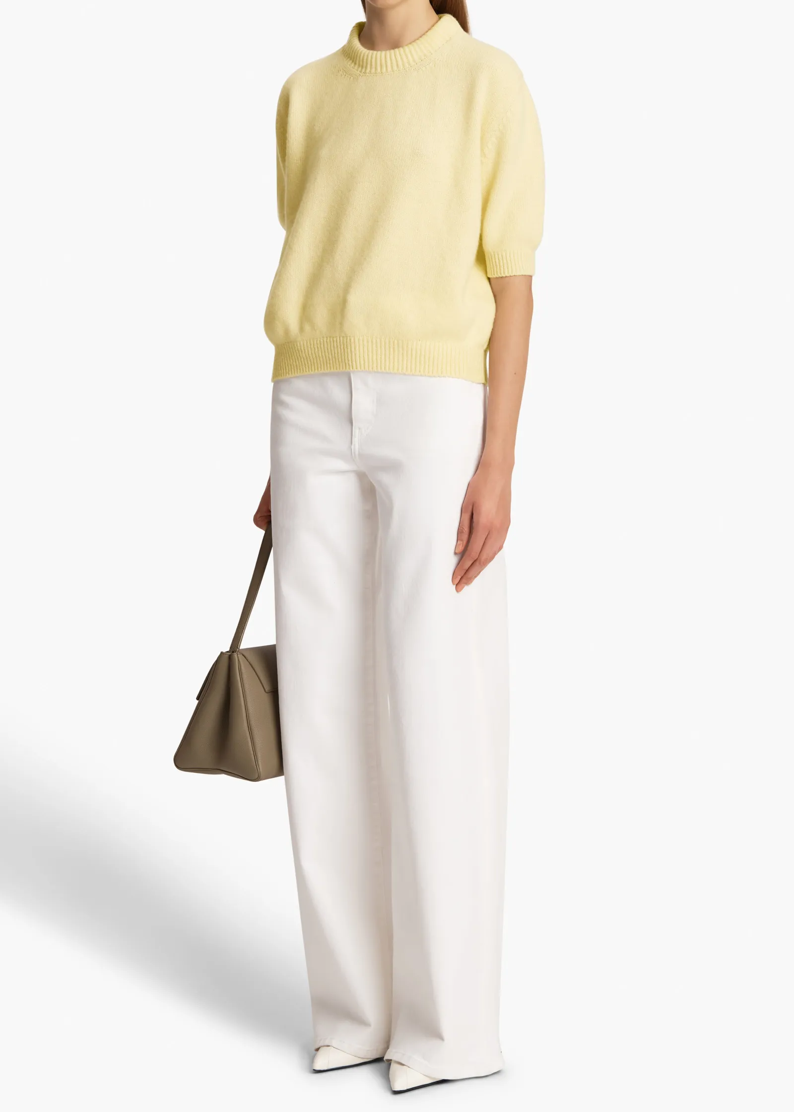 Khaite Dane-Dane Stretch Jean in White