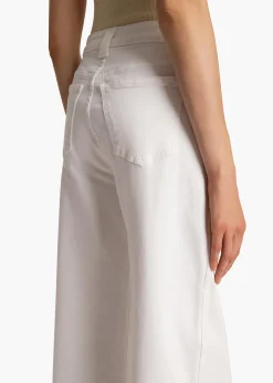 Khaite Dane-Dane Stretch Jean in White