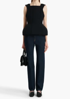 Khaite Shirts & Tops-Dani Top in Black